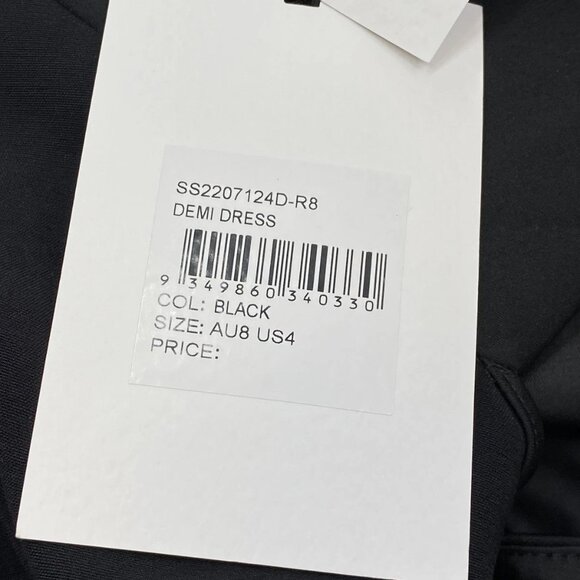 Significant Other Women’s Demi Keyhole Cutout Midi Dress Black Size 4 — Preowned - Picture 5 of 11